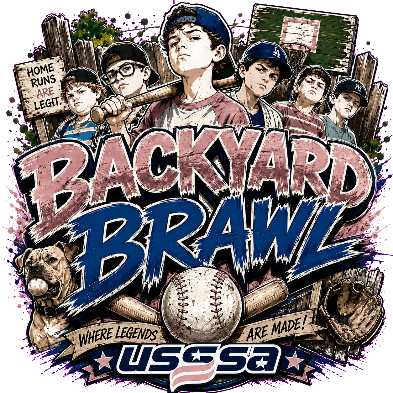 Backyard Brawl (Sandlot the Movie Rings) - PAP logo